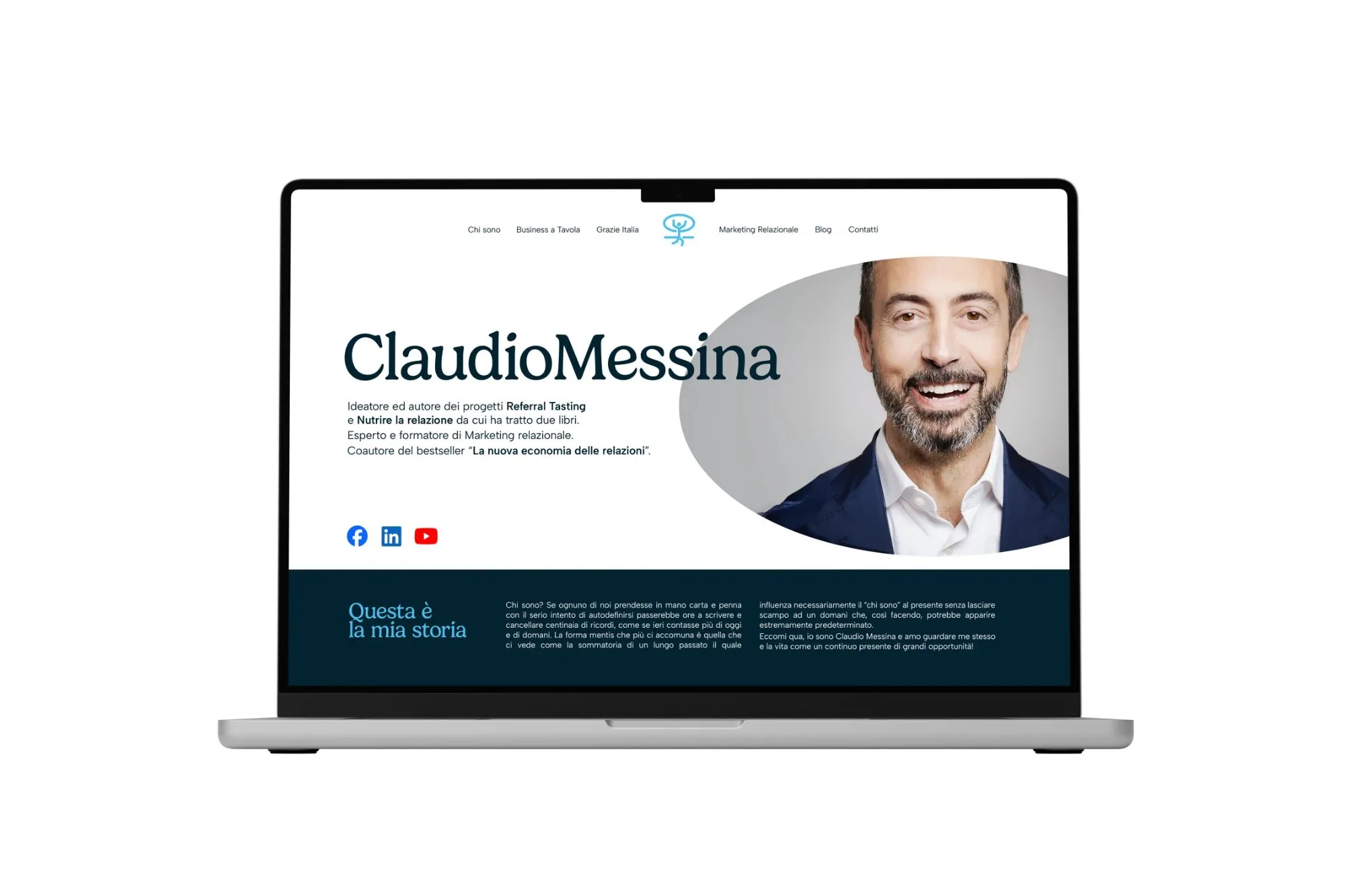 Claudio Messina, applicazione dell'identità