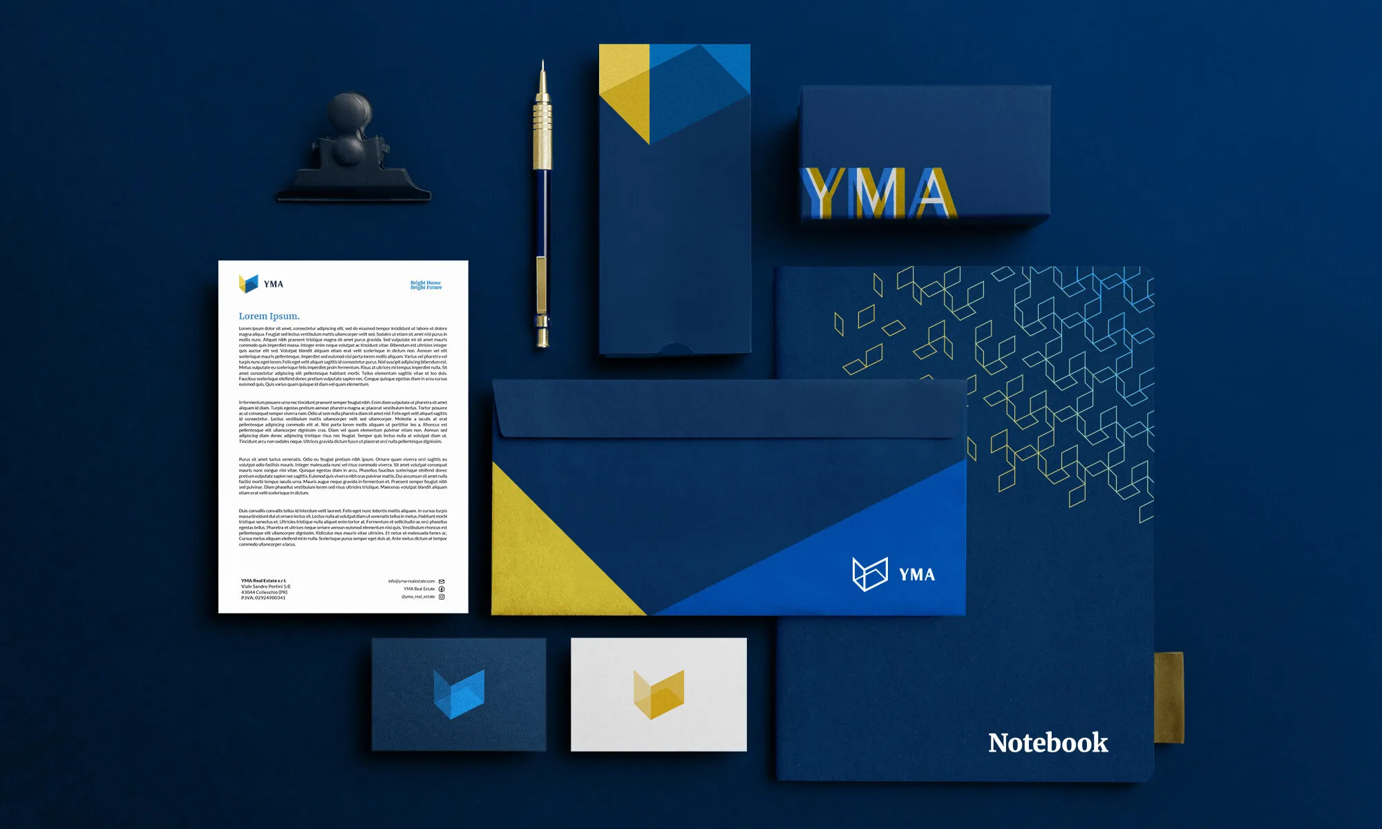 YMA Real Estate, applicazione dell'identità