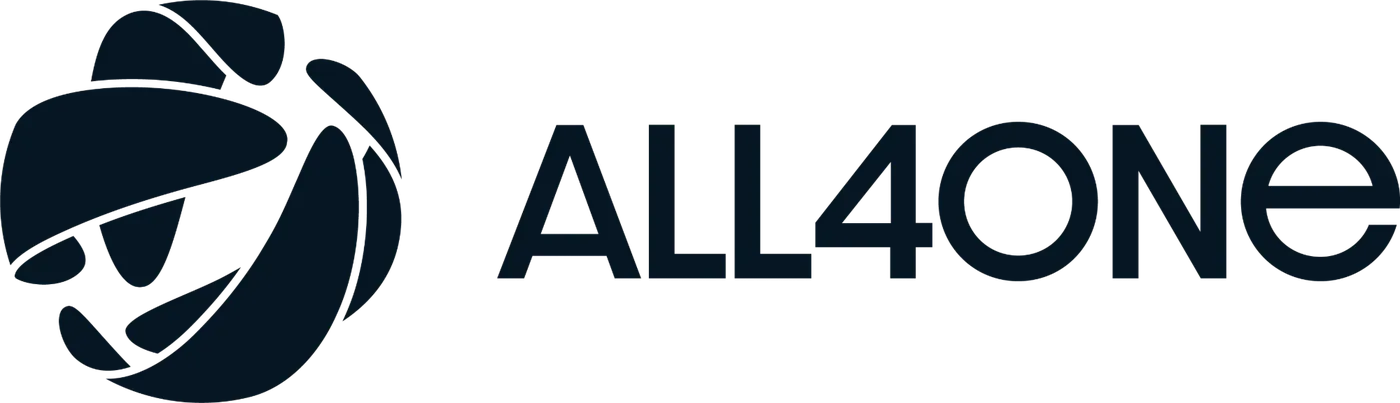 All4One, il marchio: monocromo